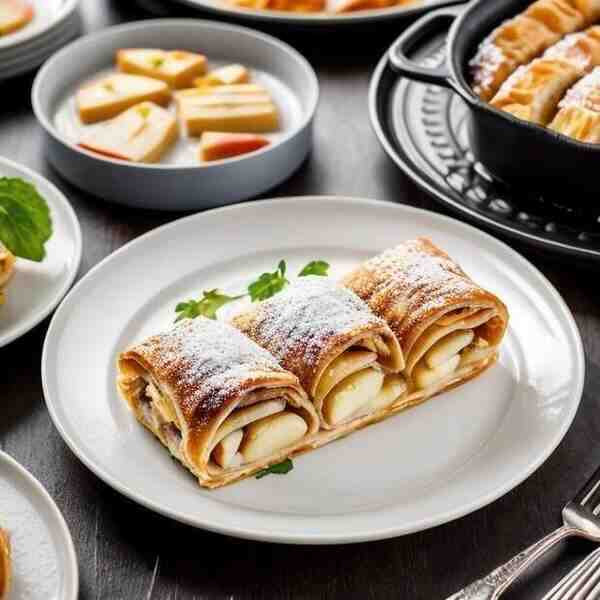 Курица Яблочный штрудель